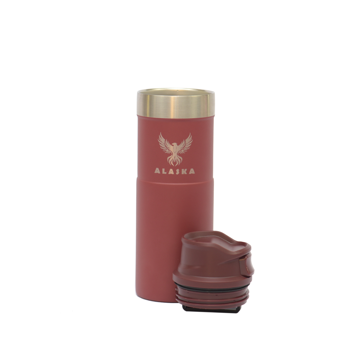 KampCo Alaska Trigger Mug 500ml Burgundy - Image 3
